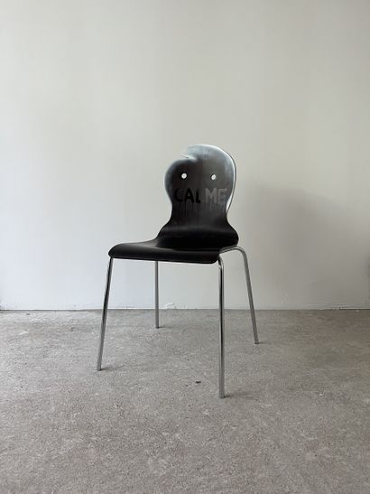calme - chaise d'occasion customisée par...