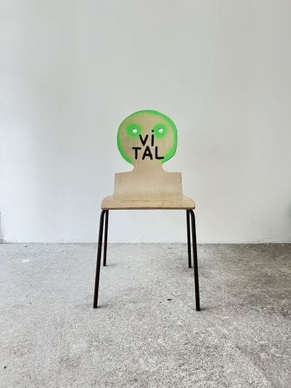 vital - chaise d'occasion customisée par...