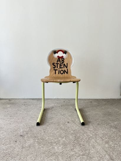 abstention - second-hand chair customized...