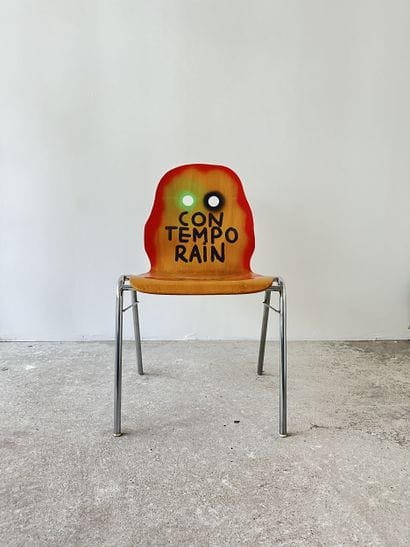 contemporary - second-hand chair customized...