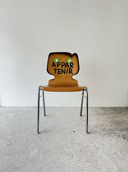 appartenir - second-hand chair customized...
