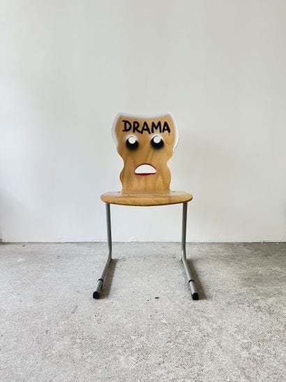 drama - second-hand chair customized by cutting...