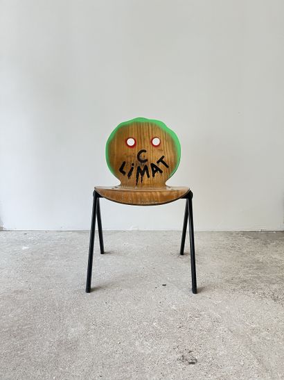 climate - second-hand chair customized by...