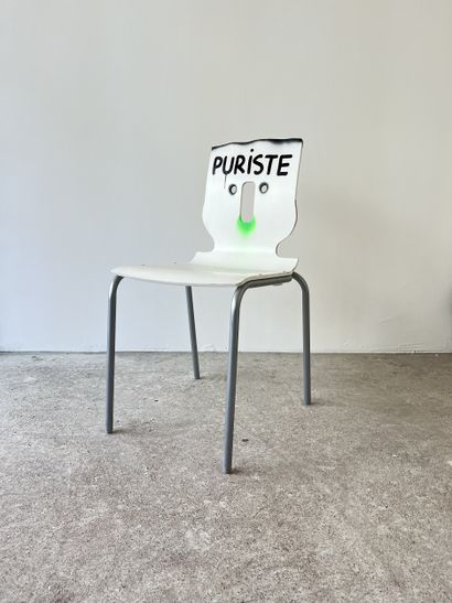 puriste - second-hand chair customized by...