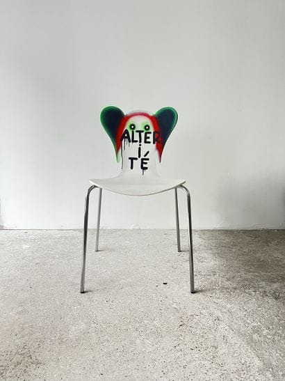 altérité - second-hand chair customized by...