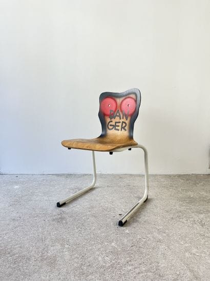 danger - second-hand chair customized by...