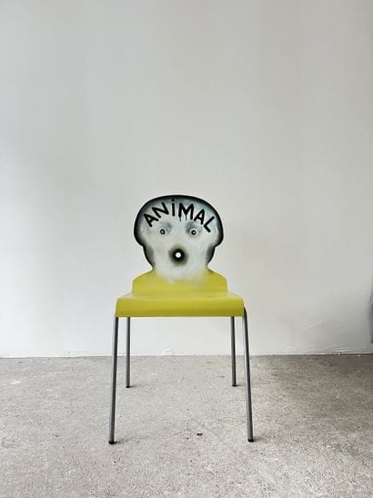 animal - second-hand chair customized by...