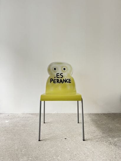 espérance - second-hand chair customized...