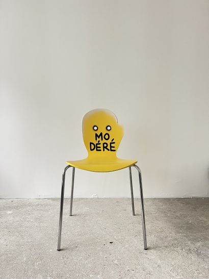 modéré - second-hand chair customized by...