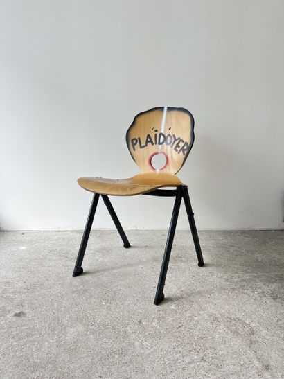 plaidoyer - second-hand chair customized...
