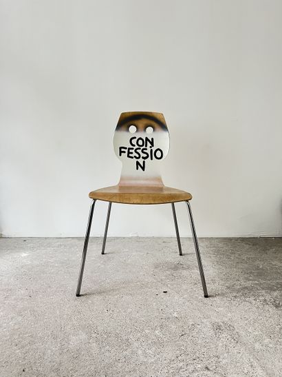 confession - second-hand chair customized...