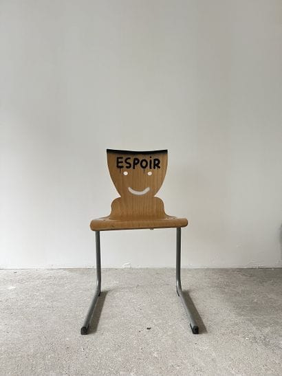 espoir - second-hand chair customized by...