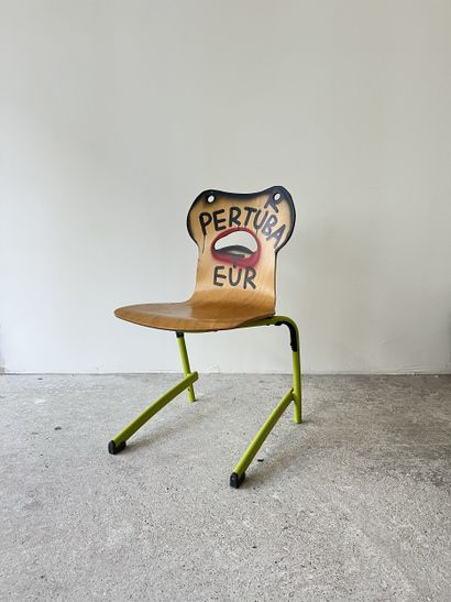 perturbateur - second-hand chair customized...
