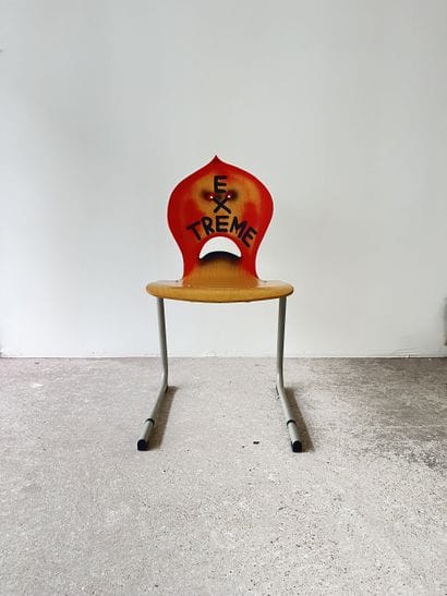 extrême - second-hand chair customized by...