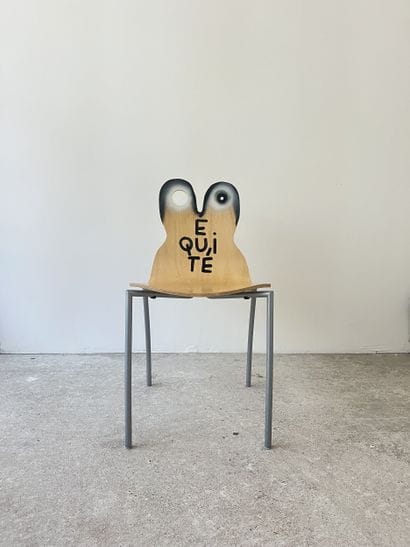 equity - second-hand chair customized by...