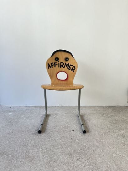affirmer - second-hand chair customized by...