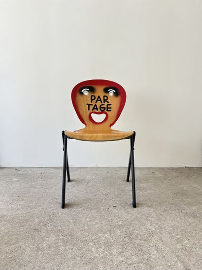 sharing - second-hand chair customized by...