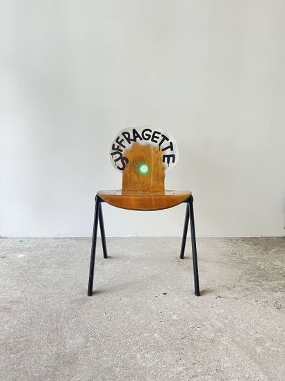 suffragette - second-hand chair customized...
