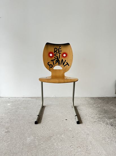 résilient - second-hand chair customized...