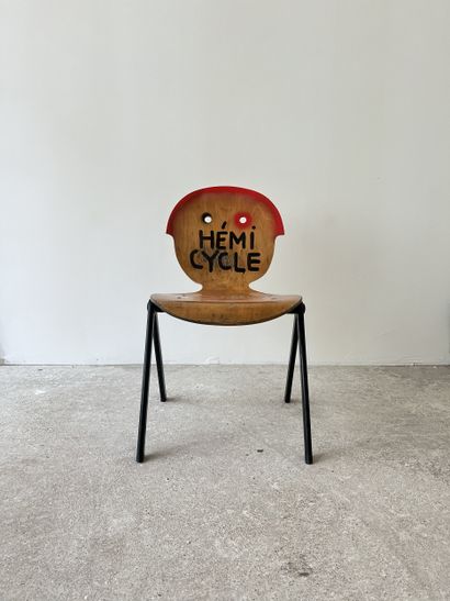 hémicycle - second-hand chair customized...