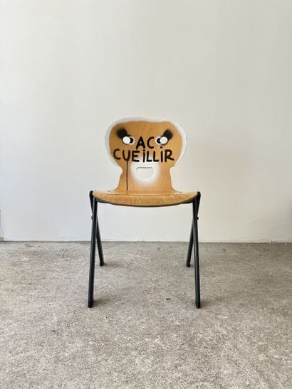 welcome - second-hand chair customized by...