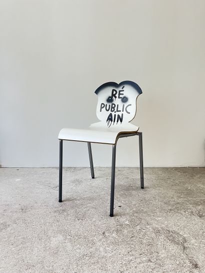 républicain - second-hand chair customized...
