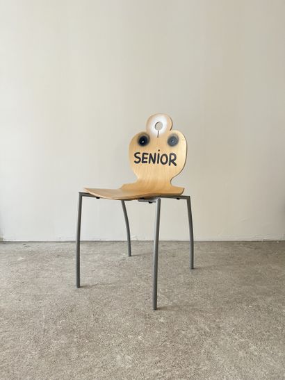 senior - second-hand chair customized by...