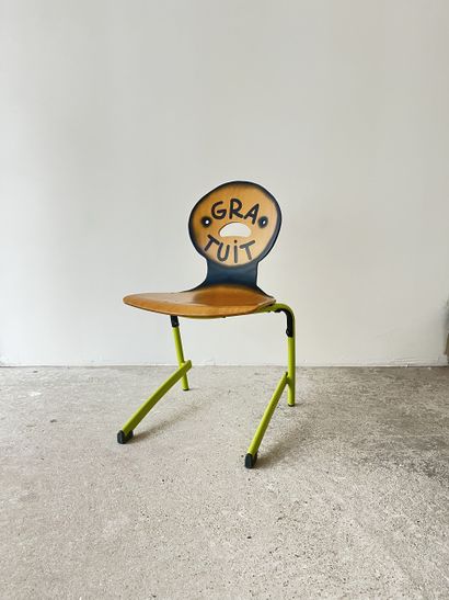 free of charge - second-hand chair customized...
