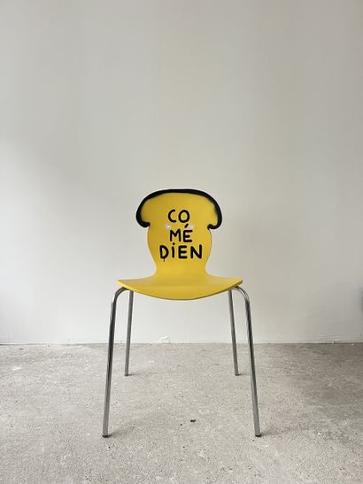comédien - second-hand chair customized by...