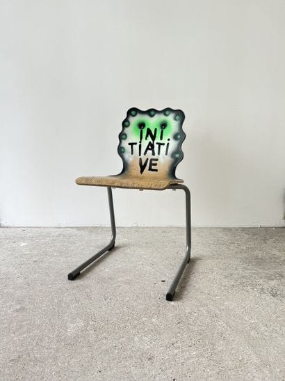 initiative - second-hand chair customized...