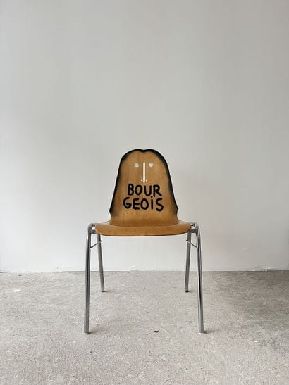 bourgeois - chaise d'occasion customisée...