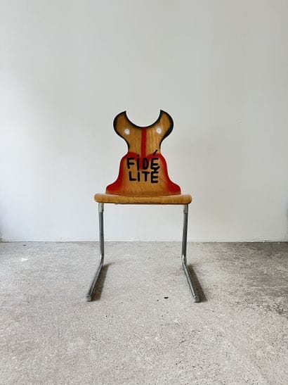 fidelity - second-hand chair customized by...