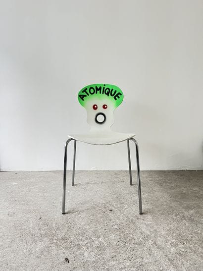 atomique - second-hand chair customized by...