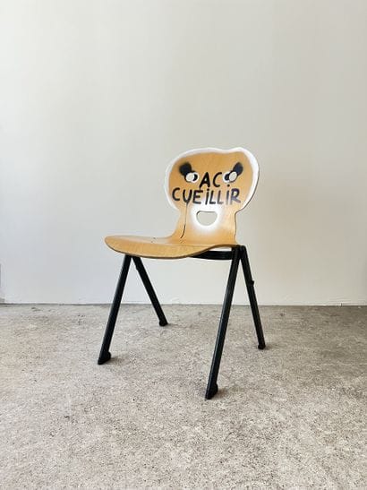 welcome - second-hand chair customized by...