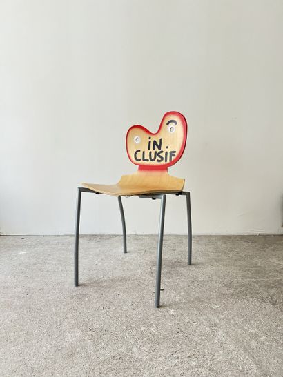 inclusif - second-hand chair customized by...