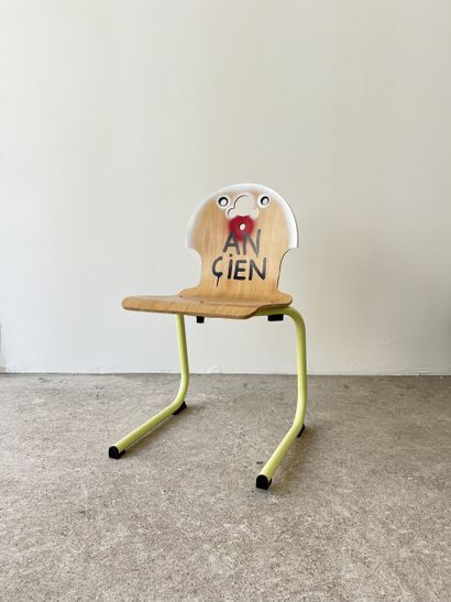 antique - second-hand chair customized by...