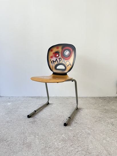 impact - second-hand chair customized by...