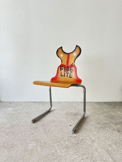 fidelity - second-hand chair customized by...