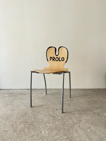 prolo - second-hand chair customized by cutting...