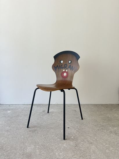 migrant - second-hand chair customized by...