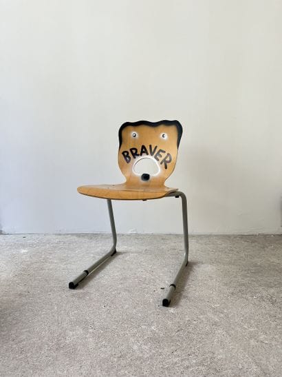 braver - chaise d'occasion customisée par...
