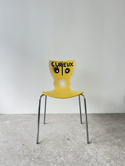 curieux - second-hand chair customized by...
