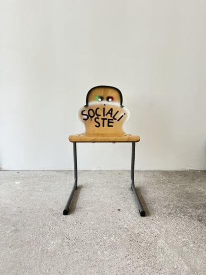 socialiste - second-hand chair customized...