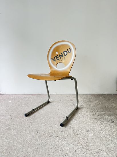 vendu - chaise d'occasion customisée par...