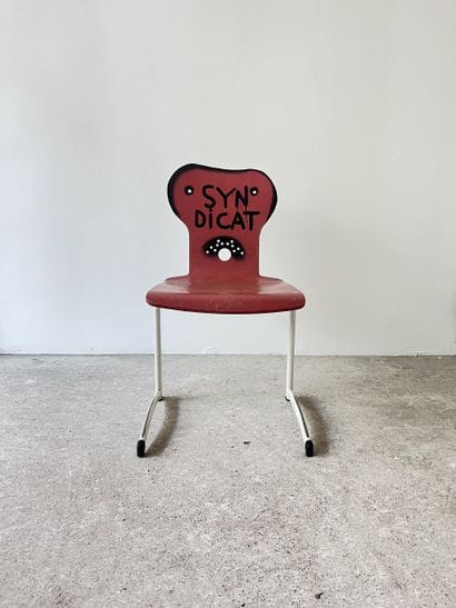 union - second-hand chair customized by cutting...