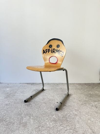 affirmer - second-hand chair customized by...