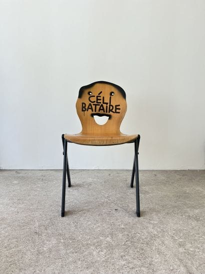 célibataire - chaise d'occasion customisée...