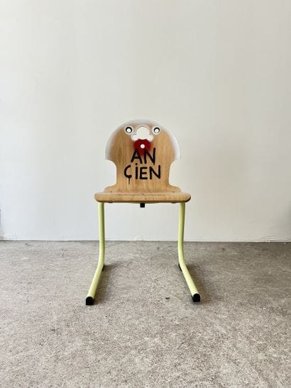 antique - second-hand chair customized by...