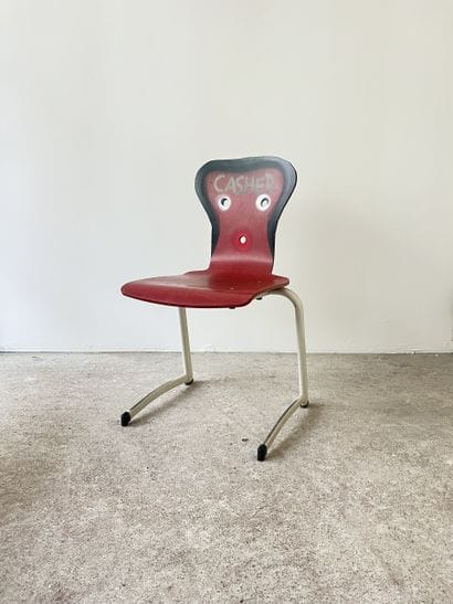 casher - chaise d'occasion customisée par...