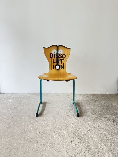 dissolution - second-hand chair customized...